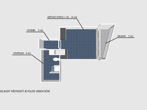 Pronájem bytu 1+kk, Plzeň, Heyrovského, 22 m2