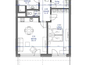 Prodej bytu 2+kk, Kutná Hora, 59 m2