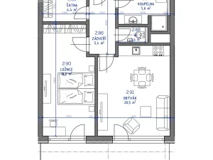 Prodej bytu 2+kk, Kutná Hora, 59 m2