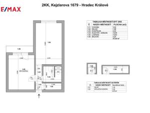 Prodej bytu 2+kk, Hradec Králové - Nový Hradec Králové, Kejzlarova, 49 m2