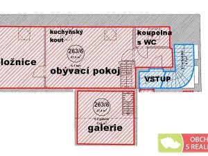 Prodej bytu 2+kk, Slaný, Vinařického, 61 m2