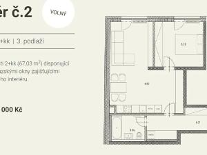 Prodej bytu 2+kk, Praha - Krč, Návršní, 67 m2