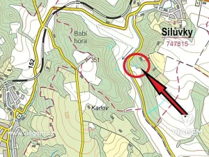 Prodej lesa, Silůvky, 549 m2