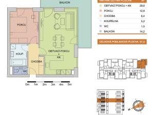 Pronájem bytu 2+kk, Olomouc - Řepčín, Aloise Rašína, 58 m2