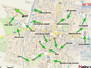 Prodej bytu 3+1, Nový Bydžov, Merendní, 58 m2