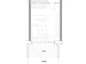 Pronájem bytu 1+kk, Praha - Veleslavín, Na dračkách, 30 m2