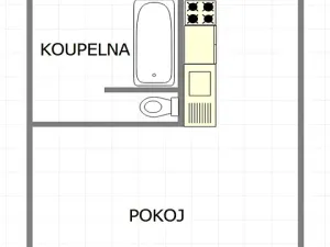 Prodej bytu 1+kk, Kroměříž, Albertova, 28 m2