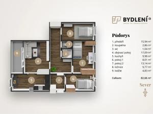 Prodej bytu 4+1, Teplice, Bohosudovská, 82 m2