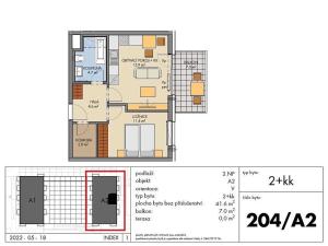 Prodej bytu 2+kk, Praha - Prosek, Prosecká, 49 m2