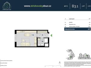 Prodej bytu 1+kk, Praha - Střížkov, Střížkovská, 32 m2