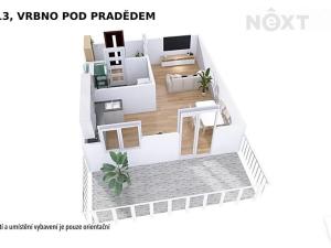 Prodej bytu 1+kk, Vrbno pod Pradědem, Žižkova, 42 m2