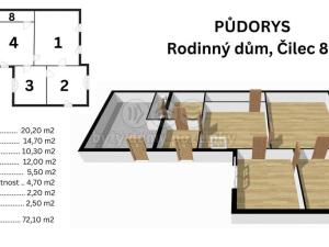 Prodej rodinného domu, Čilec, 72 m2