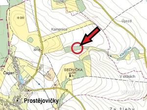 Prodej podílu zahrady, Prostějovičky, 413 m2