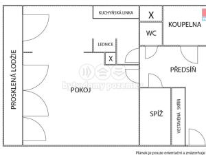 Prodej bytu 1+kk, Praha - Stodůlky, U jezera, 46 m2