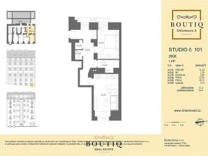 Prodej bytu 2+kk, Praha - Žižkov, Chlumova, 54 m2