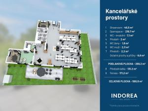 Pronájem kanceláře, Praha - Vysočany, Piskáčkových, 300 m2