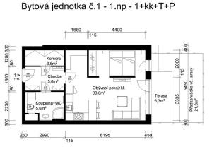 Prodej bytu 1+kk, Lanškroun, 74 m2