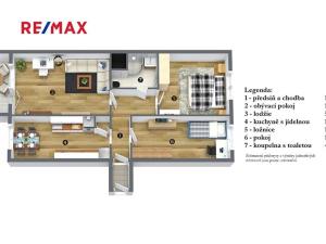 Prodej bytu 3+1, Praha - Modřany, Pejevové, 71 m2