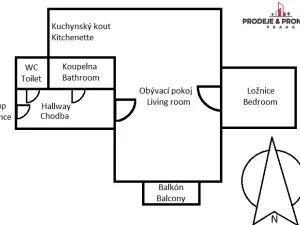 Pronájem bytu 2+kk, Praha - Vršovice, Kubánské náměstí, 71 m2