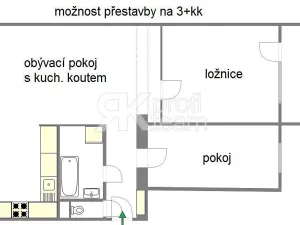 Prodej bytu 3+1, Ostrava, Aleše Hrdličky, 65 m2