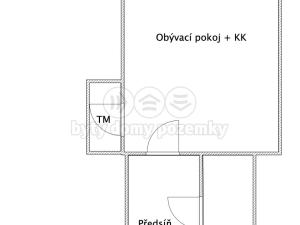 Pronájem bytu 1+kk, Praha - Modřany, Platónova, 29 m2