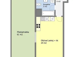 Prodej bytu 2+kk, Praha - Dolní Počernice, Černodolská, 50 m2