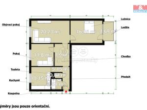 Prodej bytu 3+1, Pernarec, 75 m2