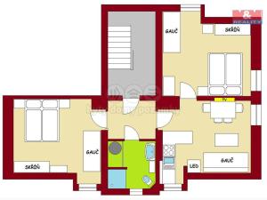 Prodej bytu 2+1, Černý Důl - Čistá v Krkonoších, 52 m2