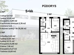 Prodej rodinného domu, Veleň, U Rybníka, 134 m2