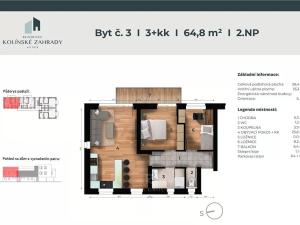 Prodej bytu 3+kk, Kolín, Třídvorská, 58 m2