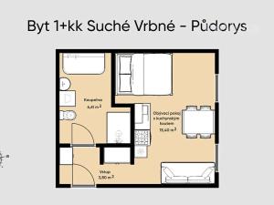 Prodej bytu 1+kk, České Budějovice, E. Beneše, 27 m2