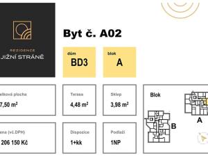 Prodej bytu 1+kk, Olomouc, Leopolda Pospíšila, 39 m2