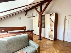 Pronájem bytu 1+kk, Praha - Smíchov, Plzeňská, 47 m2