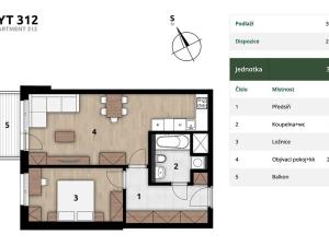 Prodej bytu 2+kk, Praha - Strašnice, Strančická, 54 m2