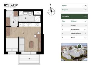 Prodej bytu 1+kk, Praha - Hostivař, U továren, 31 m2