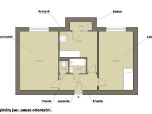 Pronájem bytu 2+1, Aš, Kamenná, 55 m2