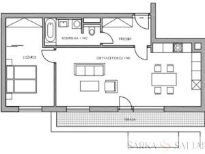 Pronájem bytu 2+kk, Brandýs nad Labem-Stará Boleslav, V Uličce, 65 m2