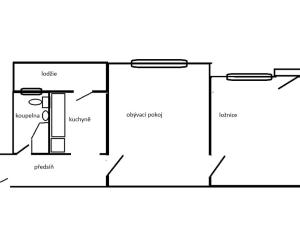 Pronájem bytu 2+1, Teplice, Duchcovská, 58 m2