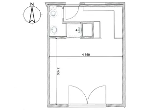 Pronájem bytu 1+1, Brno, Grmelova, 31 m2