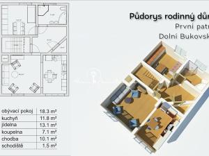 Prodej rodinného domu, Dolní Bukovsko, Na Chobotě, 168 m2