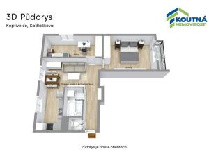 Prodej bytu 3+kk, Kopřivnice, Kadláčkova, 64 m2