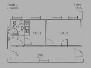 Pronájem bytu 1+1, Ostrava - Moravská Ostrava, Přívozská, 42 m2