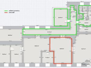 Pronájem kanceláře, Plzeň, Kopeckého sady, 66 m2