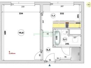 Pronájem bytu 1+1, Praha - Břevnov, Jílkova, 34 m2