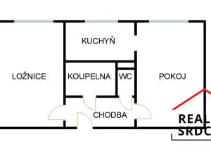 Pronájem bytu 2+1, Karviná, Nedbalova, 55 m2