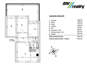 Prodej bytu 4+kk, Lysá nad Labem, Komenského, 84 m2