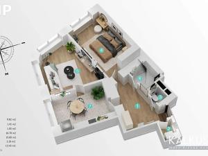 Pronájem bytu 2+1, Hradec Králové, Šimkova, 62 m2