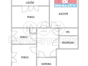 Prodej bytu 3+1, Nový Jičín, Máchova, 65 m2