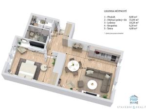 Prodej bytu 2+kk, Znojmo, Havlíčkova, 69 m2