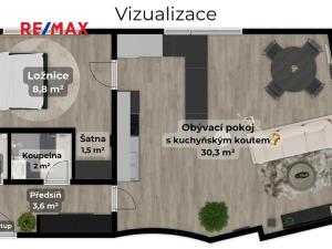Pronájem bytu 2+kk, Havířov, Matuškova, 46 m2